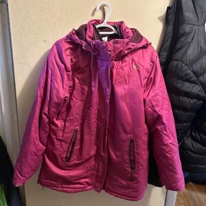 Womens 3 way winter jacket size large!